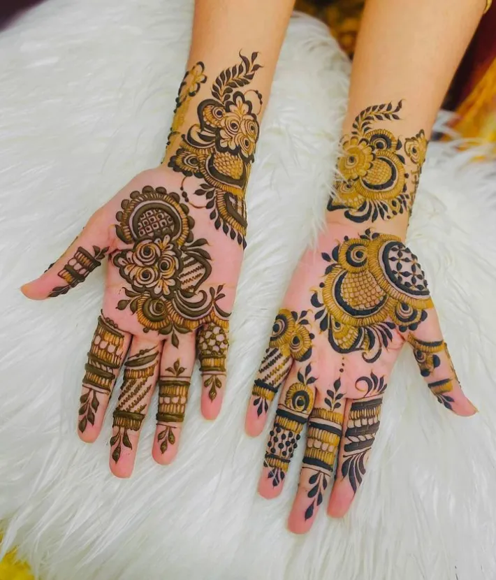 Two Hand Simple Mehndi Henna