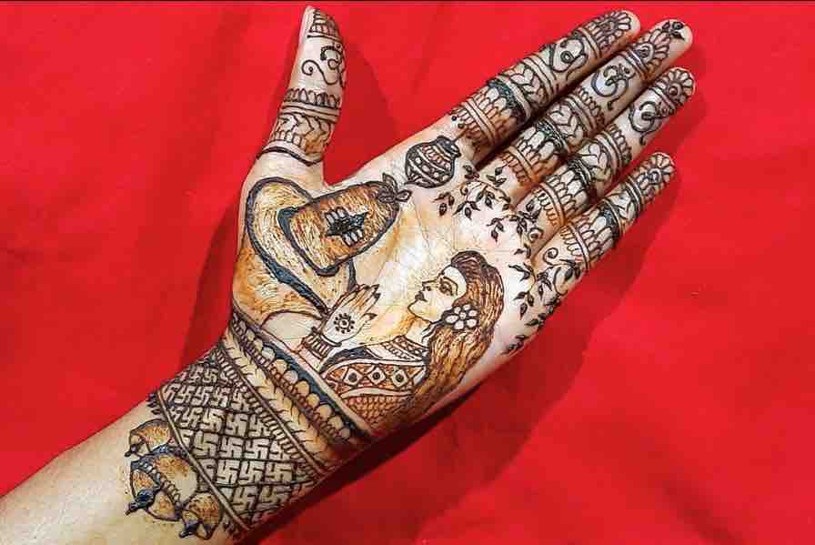 Latest Sawan Mehndi Designs 